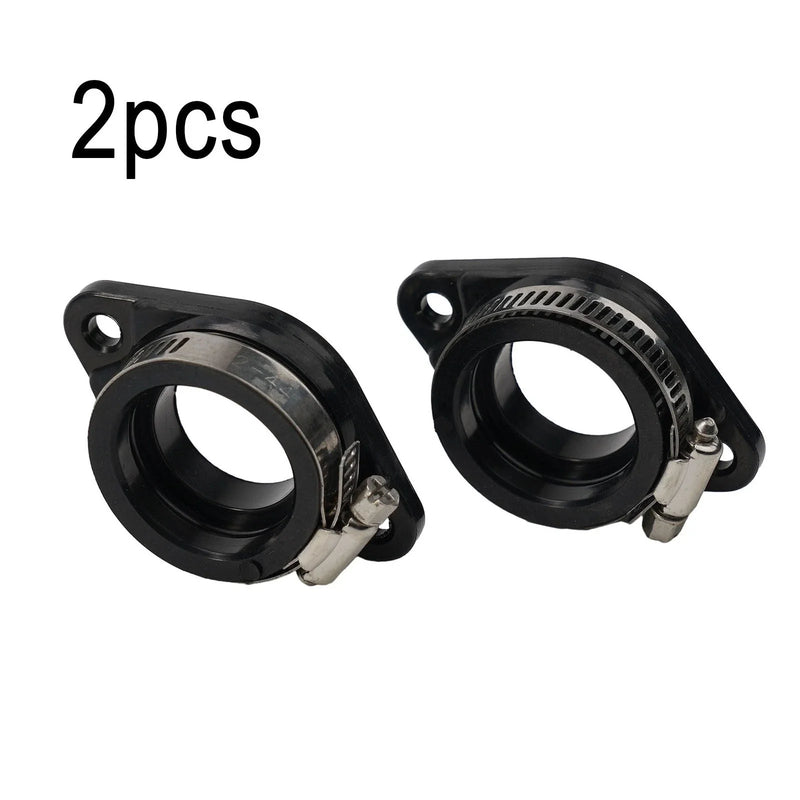 ATV Intake Manifold Boot / 28mm 30mm 2x / ATV Adapter Black Carb Flange