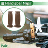 1 x 25mm Hand Grips Cover End Grips TPU Dark Brown