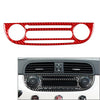 Fiat 500 Carbon Fiber Radio CD Player Control Cover (2012-2015)