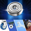 Vehicle 2 x 10x35x11mm 6300ZZ Car Single Row Deep Groove Ball Bearings Silver Tone