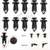 Car ATV UTV Body Trim 100 Pcs Plastic Mixed Size Fastener Clips
