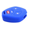 Mitsubishi Galant Red & Blue 4 x Button Silicone Key Shell Cover (2004-2012)