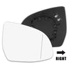 BMW X5 Heated Right Rearview Mirror Glass with Backing Plate (2000-2006)