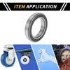 Scooter Skateboard Wheel 6017VV 85x130x22mm Deep Groove Ball Bearings P5