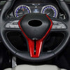 Infiniti Q50 2017-2020 Real Carbon Fiber Steering Wheel Replacement Cover