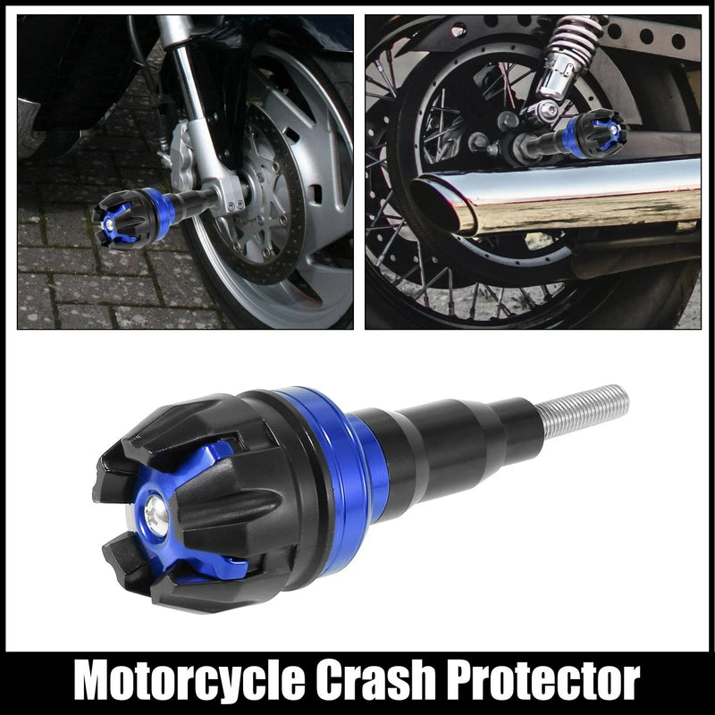 Bikes Universal Motorcycle Slider Falling Crash Protector Pad Blue