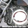 Motorcycle 10mm Brake Clutch Oil Hose Fitting Ends 140cm