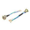 Motorcycle 5 x Metal 3-Wire Harness Headlight Bulb Sockets Connector
