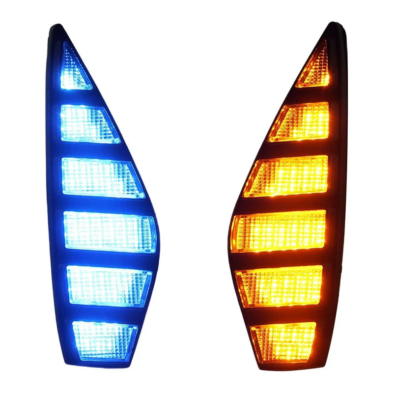 Honda Civic 3-Color Front Bumper DRL LED Dynamic Turn Signal Auto Light (2016–2021)