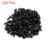 Motorcycle Bolt 120pcs Universal Black Round Cross Head Self-Tapping Screws