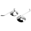 Classic Bikes Chrome Round Motorcycle Mirror Ø 100 M10