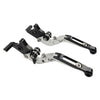 Yamaha TMAX500 TMAX530 CNC Folding Extendable Brake Clutch Levers (2001-2023)