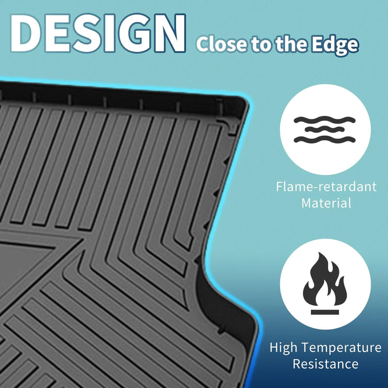 Kia Seltos (2020-2021) 1 Pc Flat Face Cargo Liner Rear Trunk Mat
