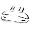 Mercedes Benz W117 10 x Glossy Black A Style Bumper Flap Spoilers (2017-)
