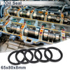 Make Model Oil Seal / 65x80x8mm / Seal Ring Rotary Shaft Seal 5 Pcs