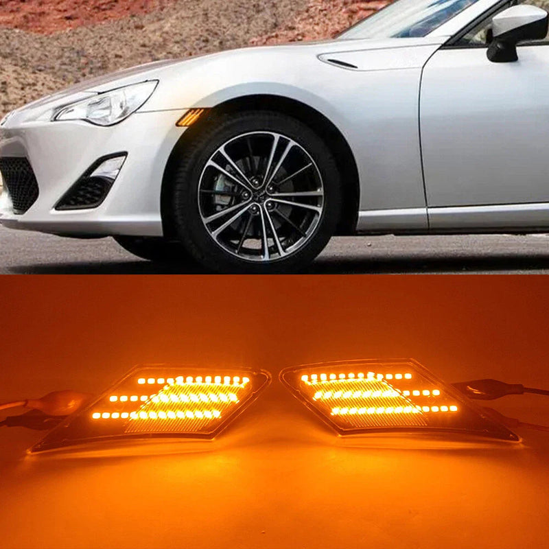 Scion FR-S BRZ GT86 LED Dynamic Side Marker Turn Signal Lamps (13-19)