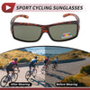 Bike 1 Pc Motorcycle Riding Goggles Dark Green Lens Deep Black Brown Frame