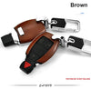 Benz Class A B C E S GLC CLA Brown Smart Leather FOB Key Cover Case Fit
