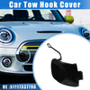 Mini Cooper Black Front Bumper Tow Hook Covers (2014-2018)
