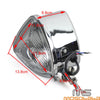 Harley Street Glide Chrome Triangle Retro Headlight (2006-2023)