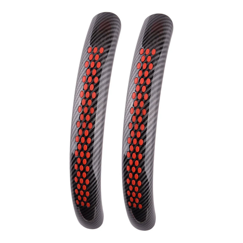 Car Red Carbon Fiber Universal Steering Wheel Booster Cover