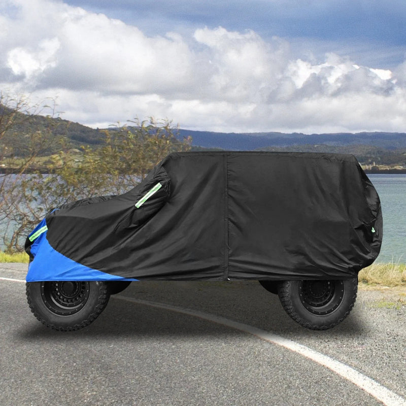 Jeep Wrangler JK JL 2-Door (2007-2021) UV Waterproof Black Blue SUV Car Cover