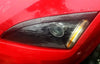 Ford Focus 2 x Carbon Fiber Headlight Eyelid Covers (2005-2008)
