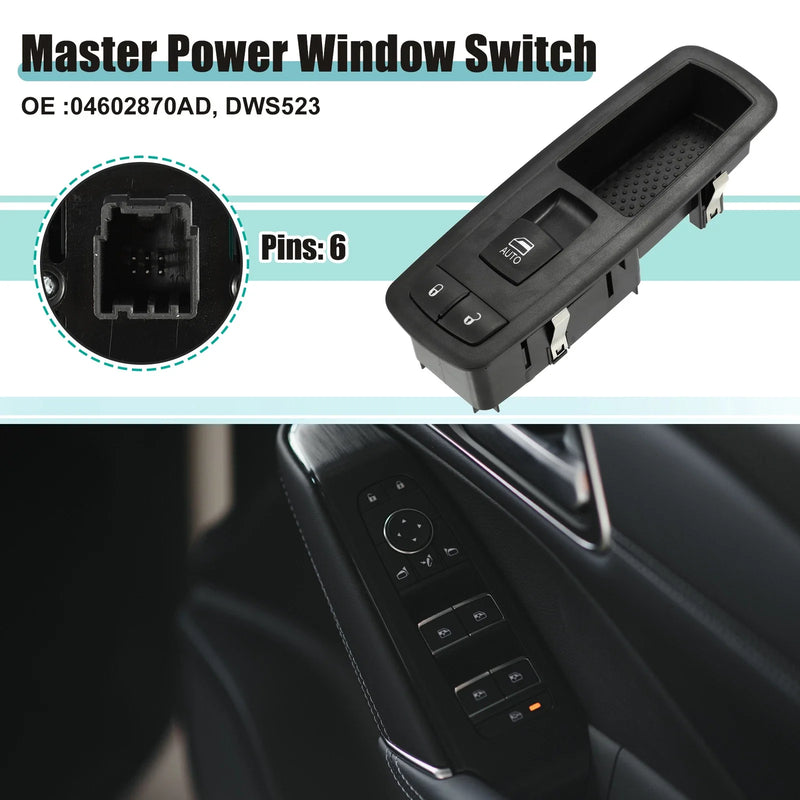 Dodge Ram 2500 Master Power Window Switch (2010)