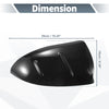 Mercedes-Benz C S Class Gloss Black Rearview Mirror Cover Caps (2015-2023)