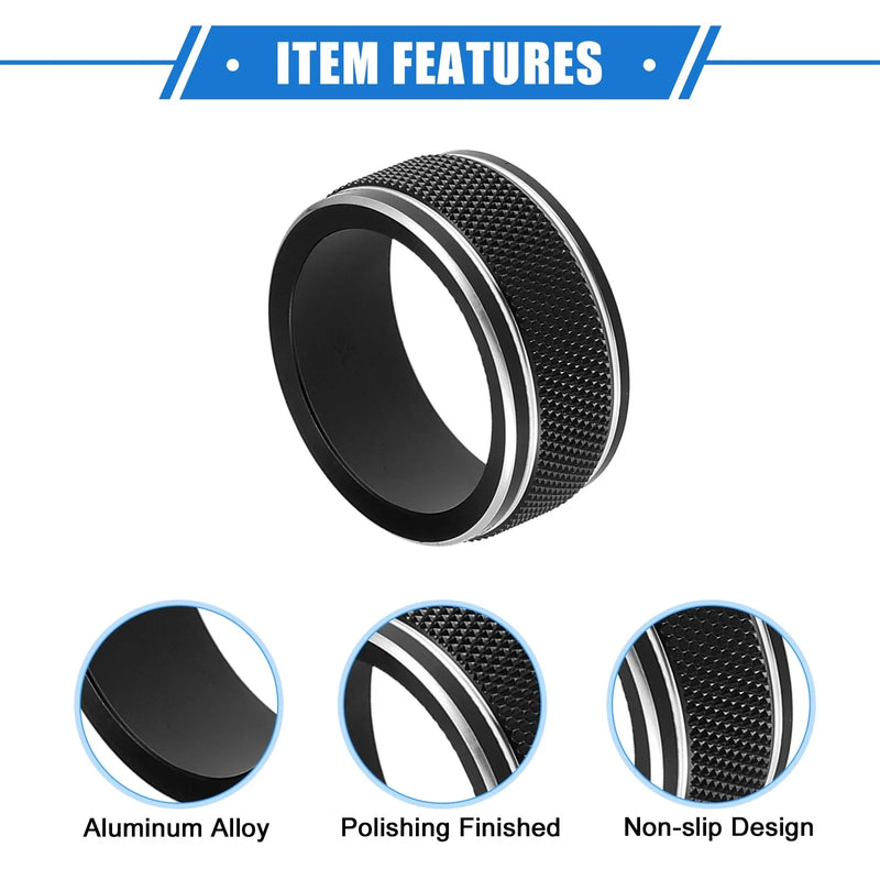 Toyota Camry (2021-2023) Durable Black AC Climate Control Knob Rings