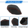 Toyota RAV4 (2019-2024) Black Red Faux Leather 1 Pc Gear Shift Knob Cover