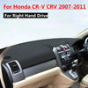 Honda CR-V Leather Car Dashboard Cover Dash Protector Mat (2007–2011)