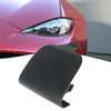 Miata Hook Eye Cover Unpainted/Black Front Bumper (2016–2021)