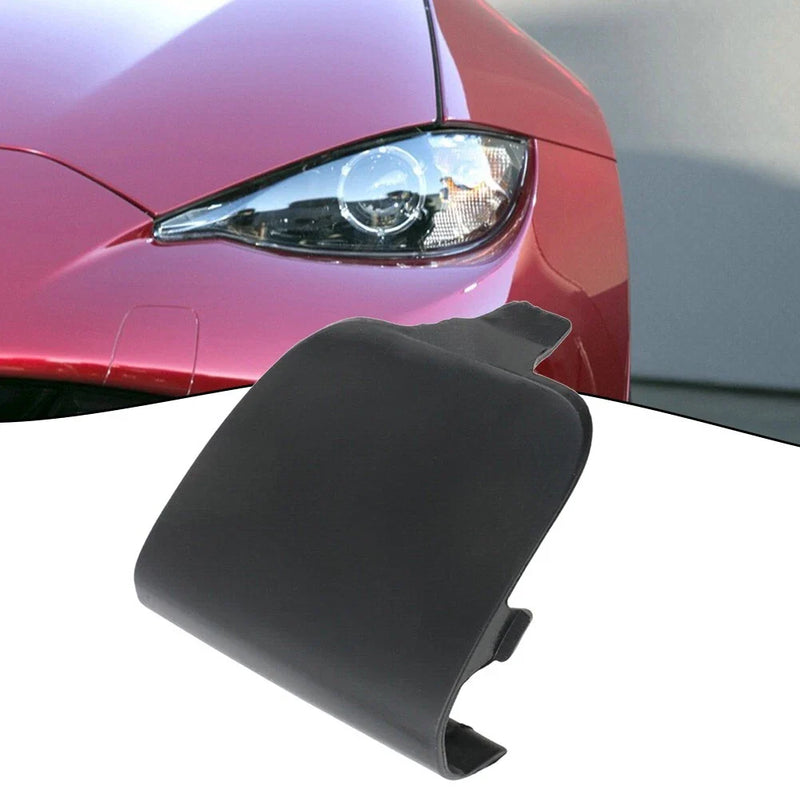 Miata Hook Eye Cover Unpainted/Black Front Bumper (2016–2021)