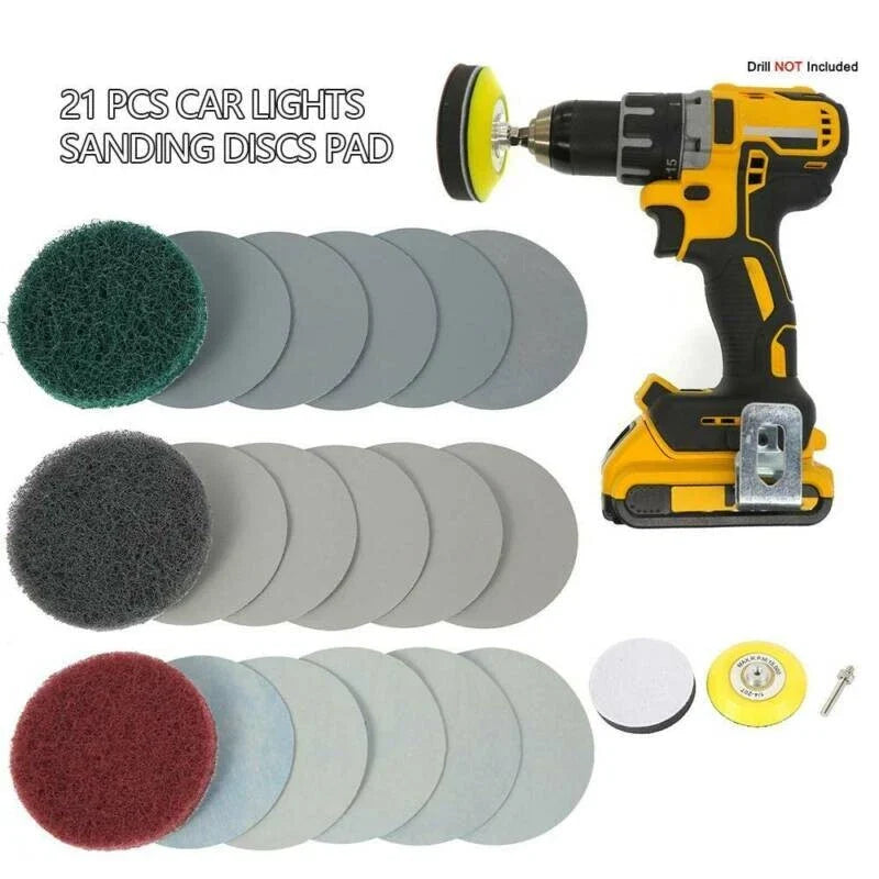 Car Headlights Pad Polishing 75mm Bit Adapter