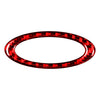 Ford Mondeo Carbon Fiber Red Steering Wheel Center Ring Cover (2013-2019)