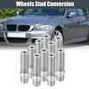 BMW Silver Tone 10 Pcs M12x1.5 50mm Wheel Studs
