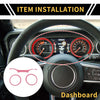 Jeep Wrangler JL Dashboard Instrument Panel Ring Cover Trim (2018-2023)