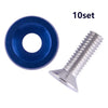 Car - Engine Bay Dress Up 10x Aluminum Fender Bumper Washer Bolts