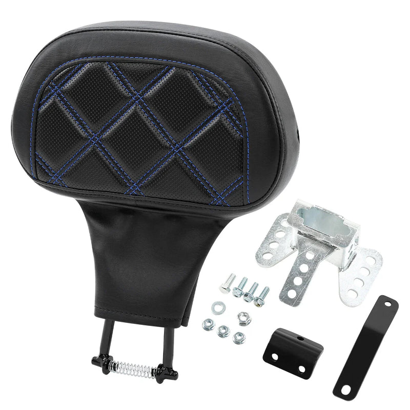 Harley Touring Road Street Glide FLHX Black Driver Backrest Pad (88-23)