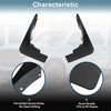 Dodge Ram 1500 Splash Guards No-Drill Mud Flaps Kit (2019-2024)