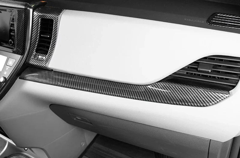 Toyota Sienna LHD Inner Central Console Carbon Fiber Cover Trim (2015-2020)