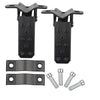 Diverse Motorcycle Metal Passenger Black Silver Pedals