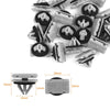 Jeep Cherokee WK2 20 x Plastic Rivet Bumper Fasteners (2014-2023)
