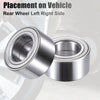 BMW 128i 1 Pcs Rear Left Right Wheel Bearing (2008-2013)