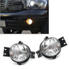 Dodge Ram 1500 2500 3500 Clear Front Fog Light Lamps (2002-2008)