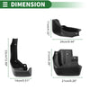 Honda Elysion Mud Flaps Splash Guards Front & Rear (2016-2019)