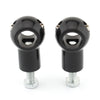 Universal Motorcycle 2 x Black Handlebar Risers (1" Bar)