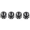 Harley 883 4 x Motorcycle Engine Screw Topper Cover Head Bolt Caps Black