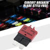 Car Marine Metal Red Circuit Breaker Blade Style Fuse 10A 28V Resettable